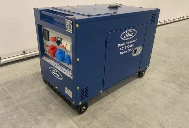 Ford FDT10200SE – Diesel Generator 7.9 kVA | Nieuw, Doe-het-zelf en Bouw, Aggregaten, Ophalen, Nieuw, Dieselolie, Geluidgedempt