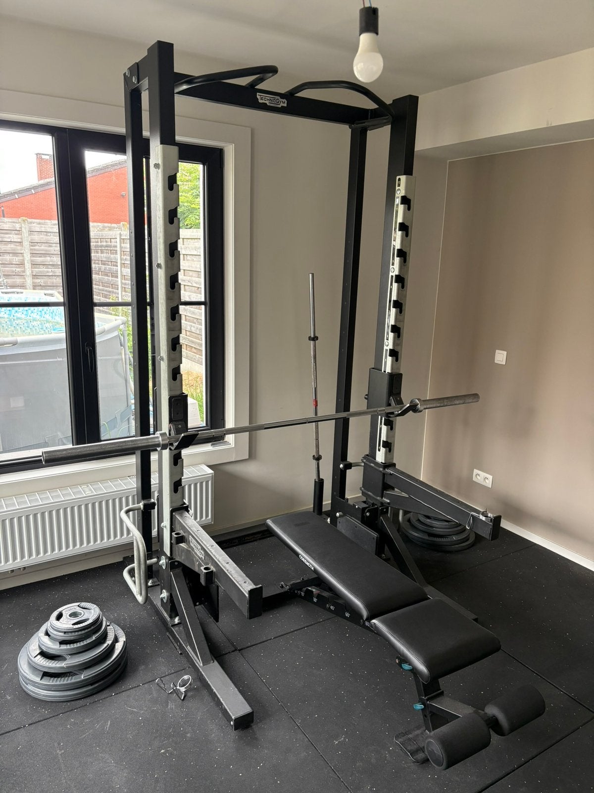 Rack de squat Technogym - Power Rack, Sports & Fitness, Enlèvement, Comme neuf