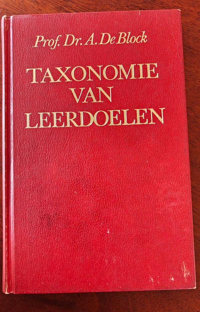 Taxonomie van leerdoelen, Livres, Encyclopédies, Enlèvement