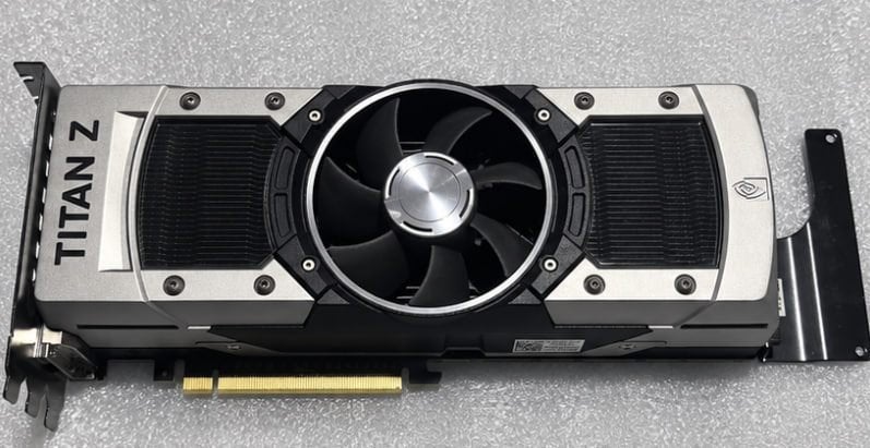 NVIDIA GeForce GTX Titan Z 12 Go de mémoire DDR5, PCI-Express 3, Enlèvement ou Envoi, HDMI, GDDR5