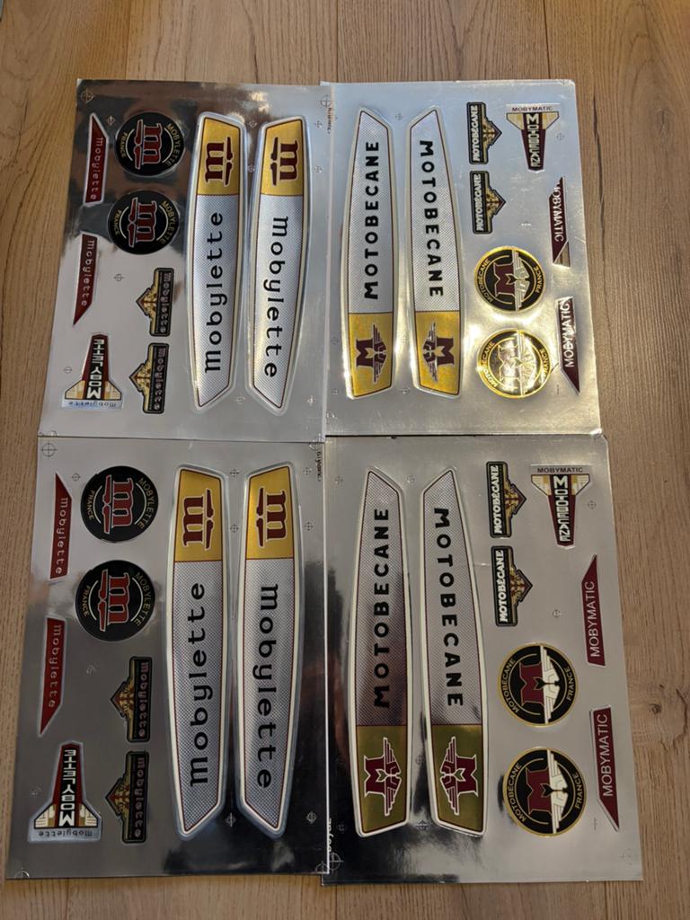 Mobylette motobecane origineel stickers, Enlèvement ou Envoi