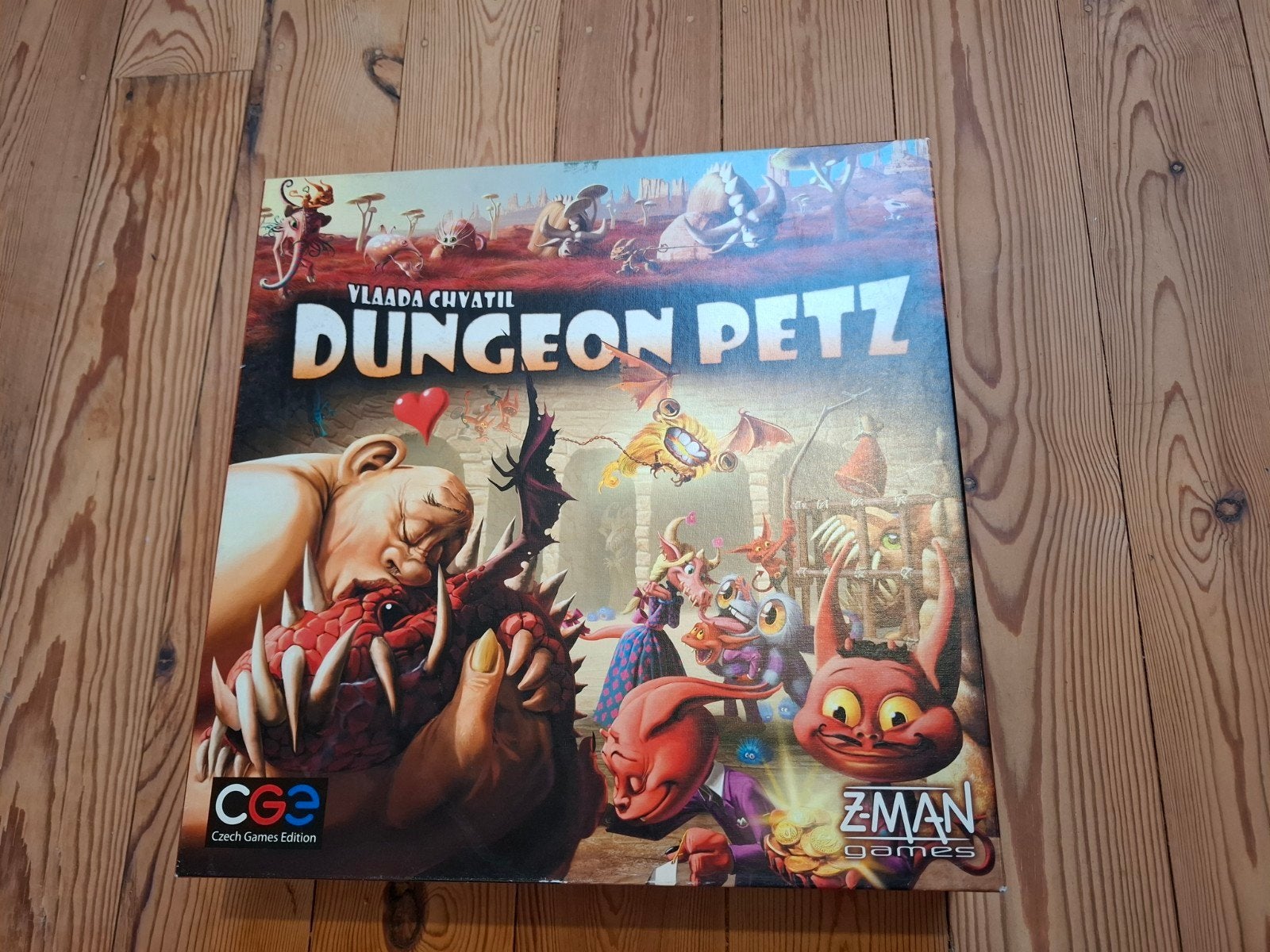 Dungeon Petz board game, Hobby en Vrije tijd, Een of twee spelers, Ophalen of Verzenden, Gebruikt, Z-man games