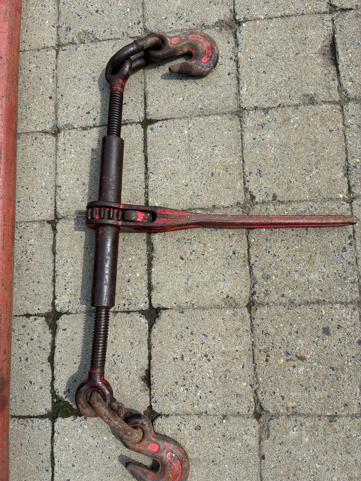 Ratelspanband/ ladingspanner, Ophalen, Gebruikt
