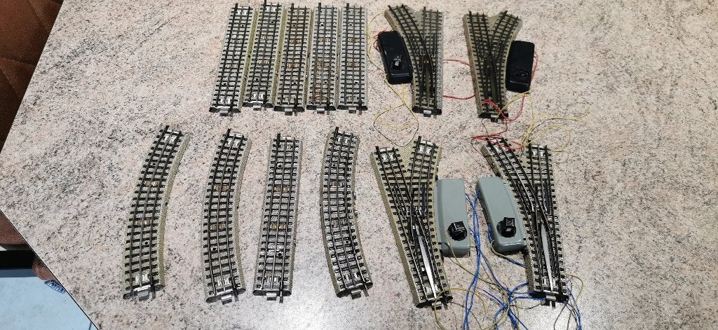 marklin sporen jaren 50, Hobby en Vrije tijd, Wisselstroom, Rails, Ophalen of Verzenden, Zo goed als nieuw