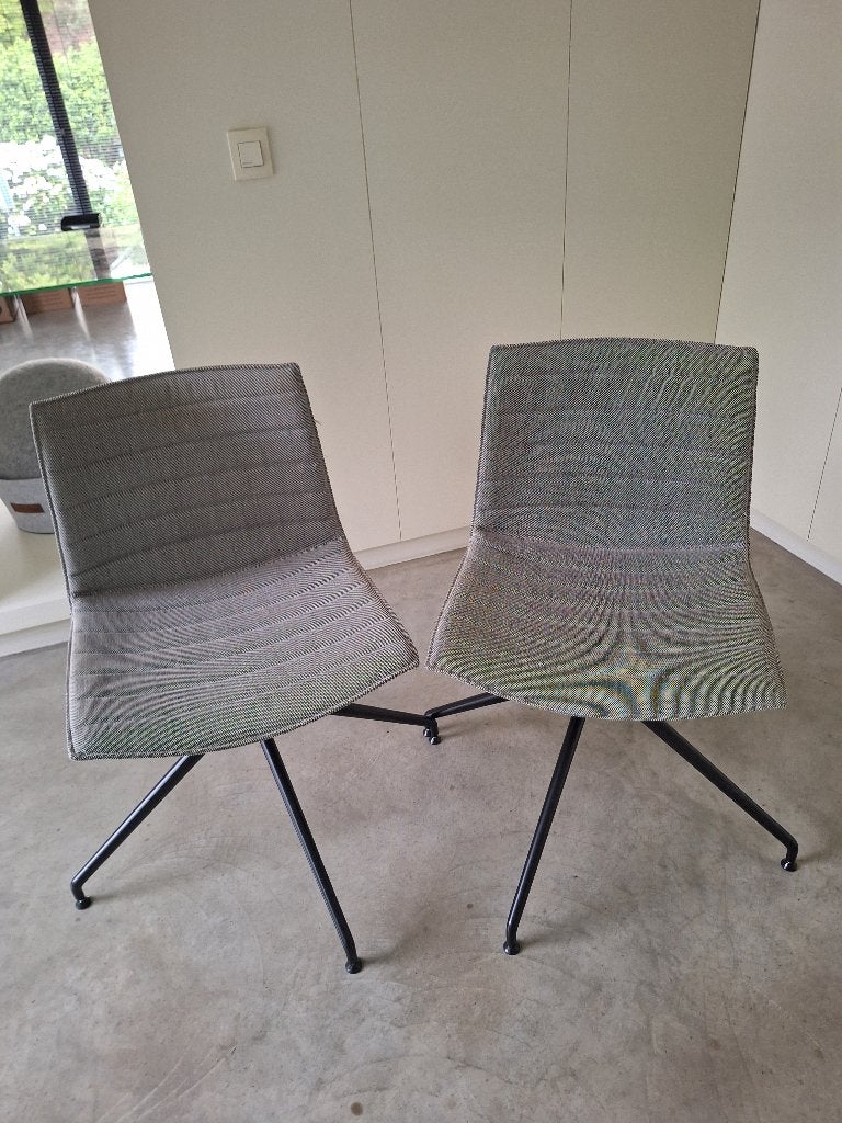GRATIS: 2 (draai)stoelen, Ophalen, Gebruikt