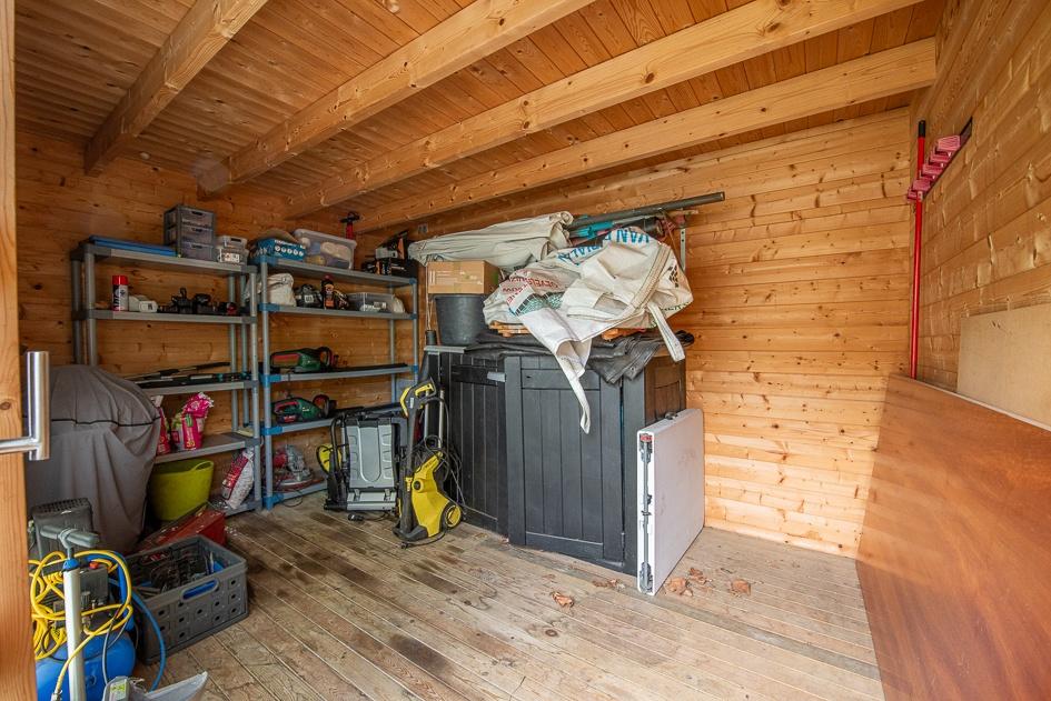 Houten tuinhuis 4m x 3m, tand en groef, zeer stevig, Tuin en Terras, Tuinhuizen, Ophalen of Verzenden, 250 tot 300 cm, Hout, 200 tot 400 cm