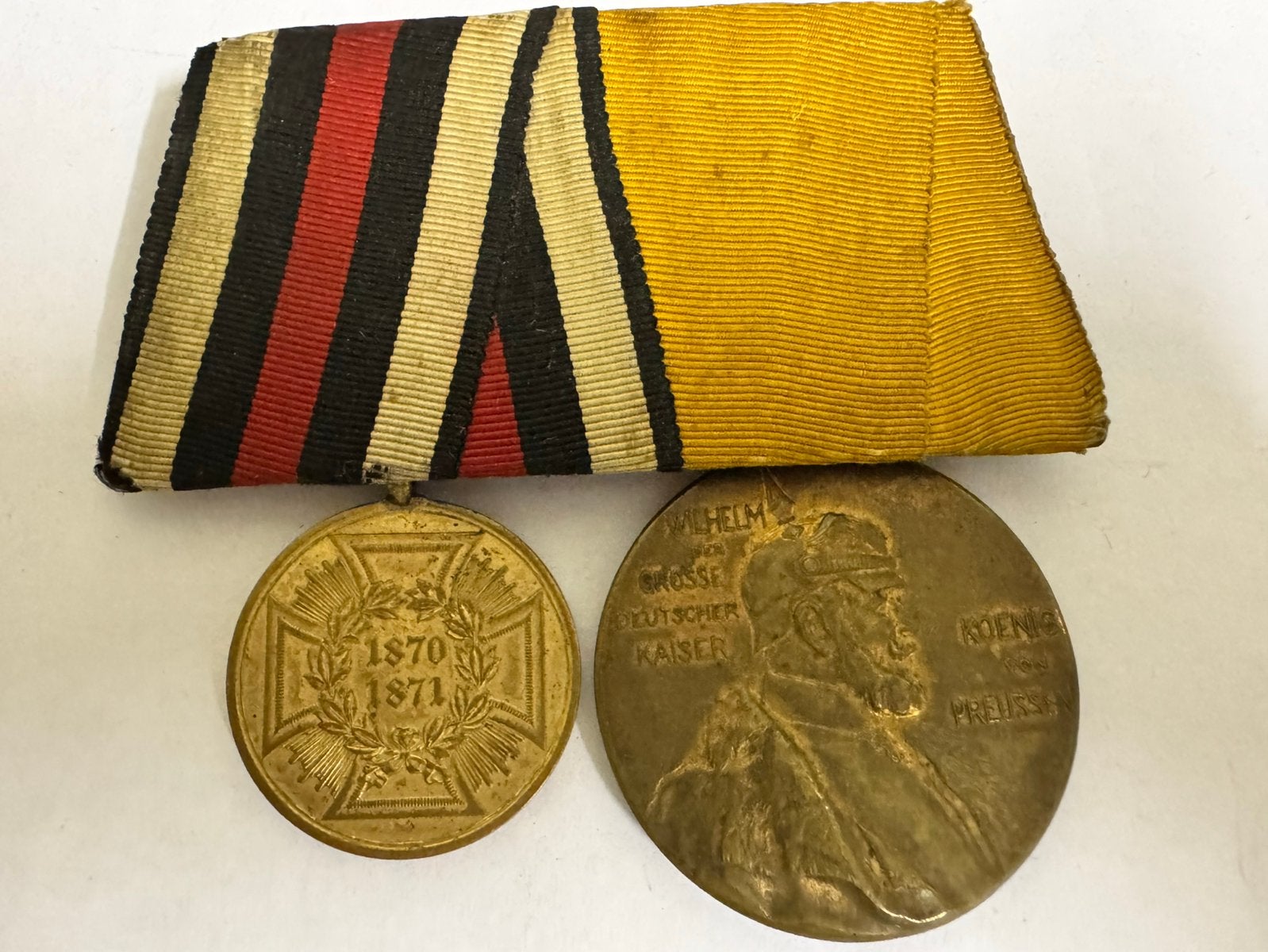 Médailles d’avant la Première Guerre mondiale, Collections, Enlèvement ou Envoi, Armée de terre, Ruban, Médaille ou Ailes