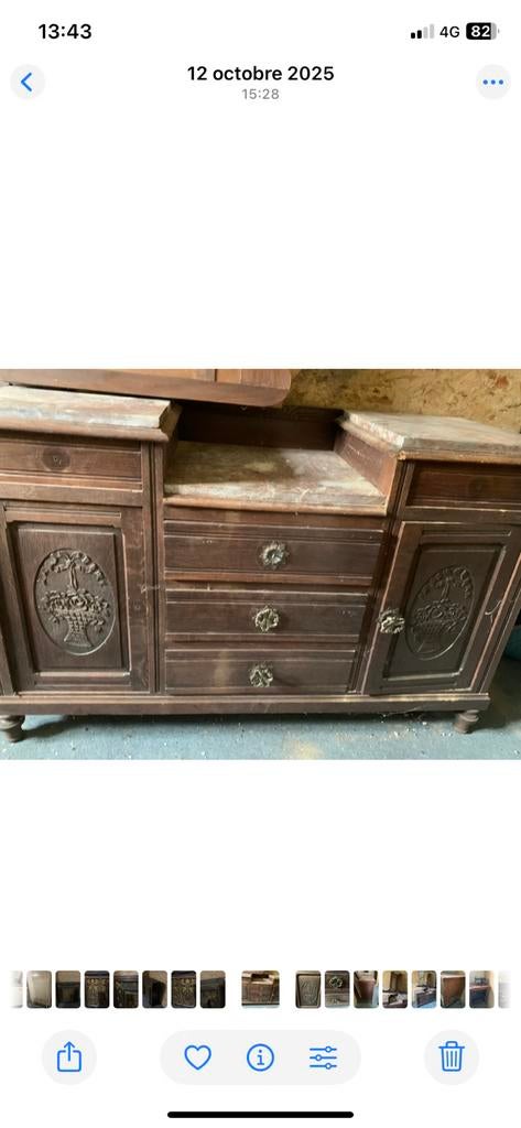 Commode annee 1950 a rafraichir, Maison & Meubles, Enlèvement, Comme neuf