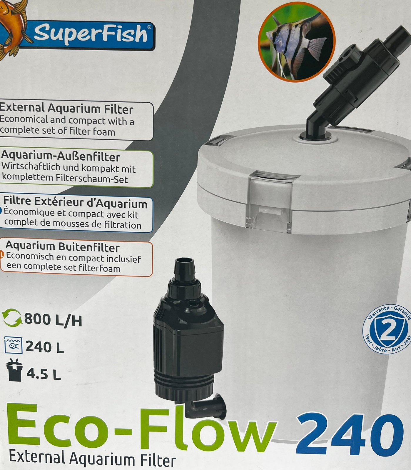 Aquarium filter tot 240l, Dieren en Toebehoren, Ophalen, Nieuw, Filter