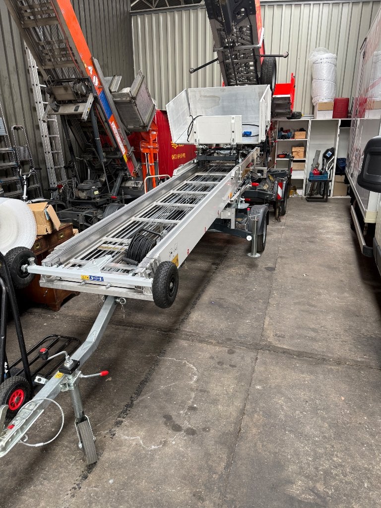 Verhuislift ladderlift, Ophalen