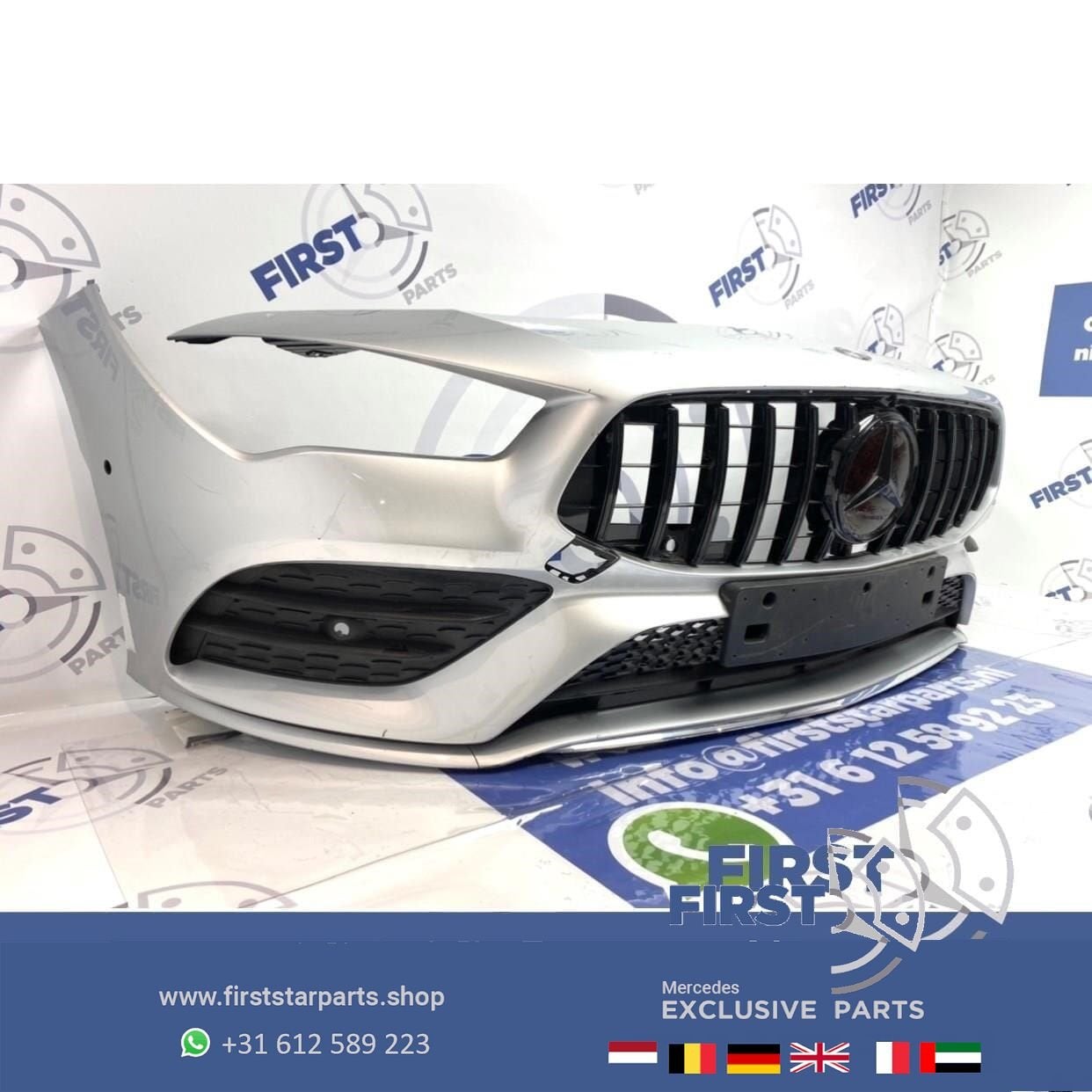 W118 C118 X118 CLA AMG LINE VOORBUMPER COMPLEET + GT GRIL ZI, Utilisé, -, Avant, -