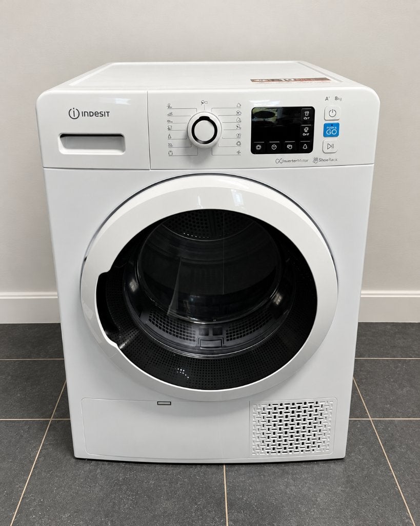 Sèche-linge Indesit 8 kg pompe à chaleur, Chargeur frontal, Enlèvement, À condensation, 8 à 10 kg
