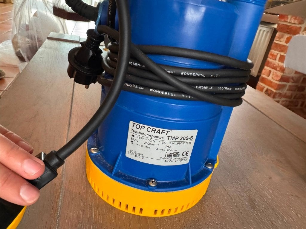 dompelpomp, Ophalen, Zo goed als nieuw, Elektrisch, Dompelpomp
