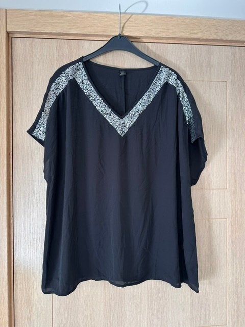 Blouse Shein Curve 2XL (n 7462), Taille 42/44 (L), Enlèvement ou Envoi, Comme neuf, Shein Curve