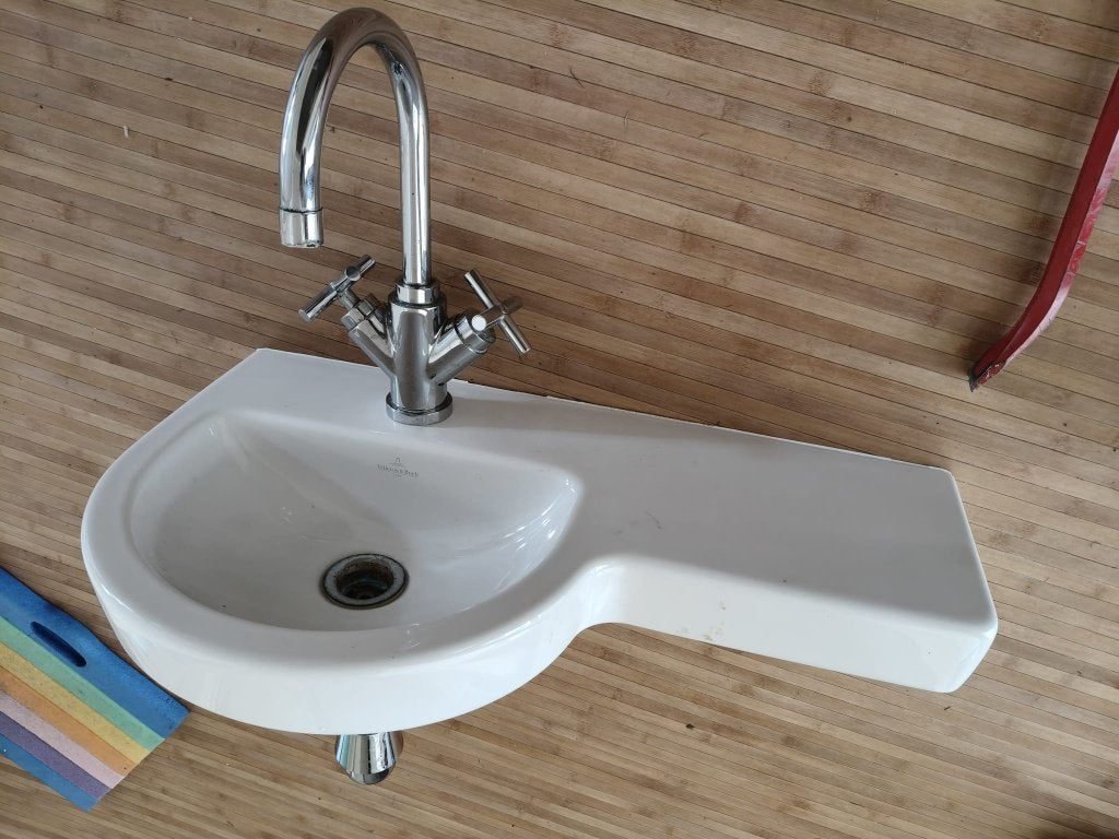 Handwasser, Enlèvement, Utilisé, Inox, Lavabo