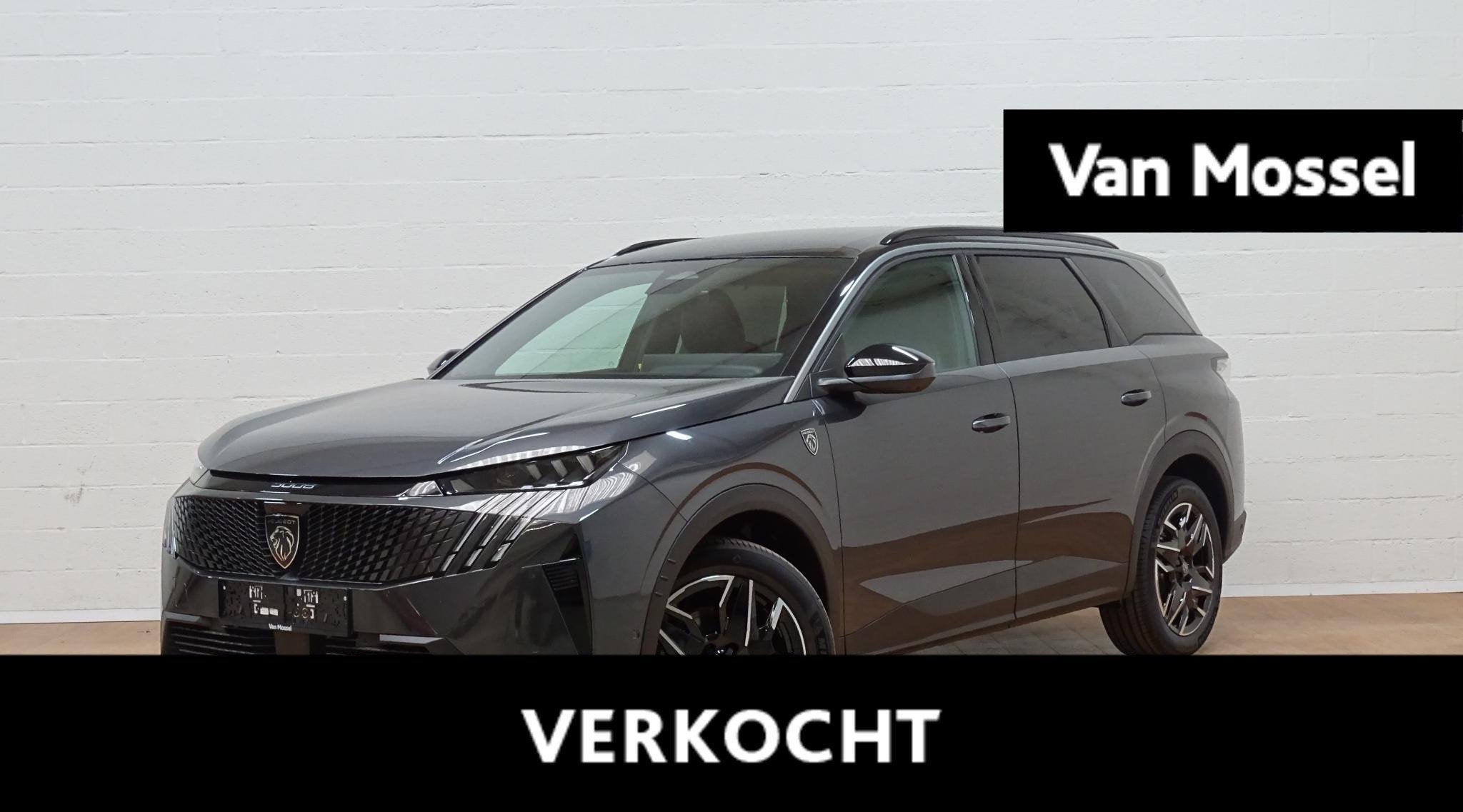 Peugeot 5008 1.2 HYBRID 145 GT +pano dak+ 7 seats, Stof, Gebruikt, 1700 kg, Bedrijf