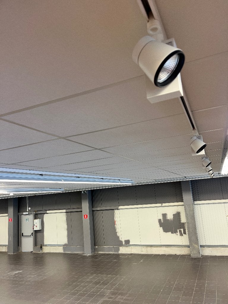 Complete 3-Fase LED Railverlichting SetWIT 53m Rail+41spots, Ophalen, Metaal of Aluminium, Zo goed als nieuw, Led
