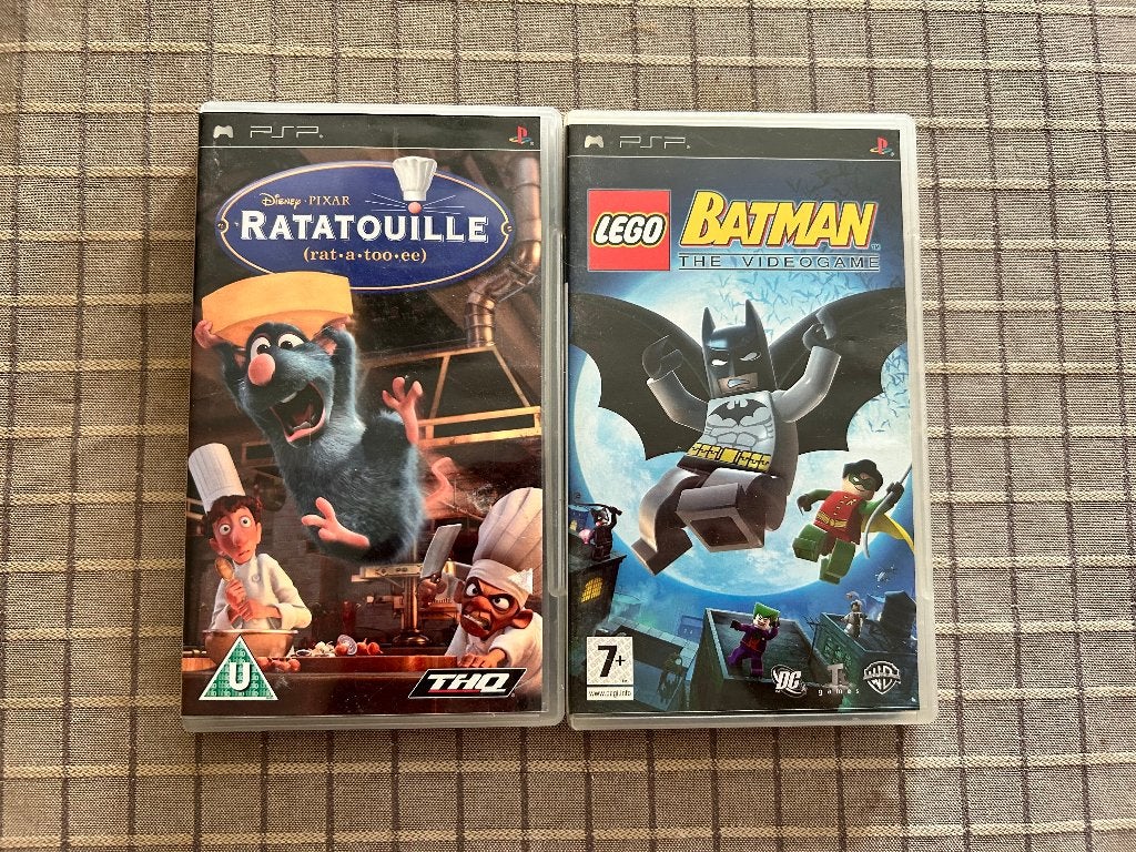 psp games - batman - ratatouille, Games en Spelcomputers, Ophalen, Gebruikt