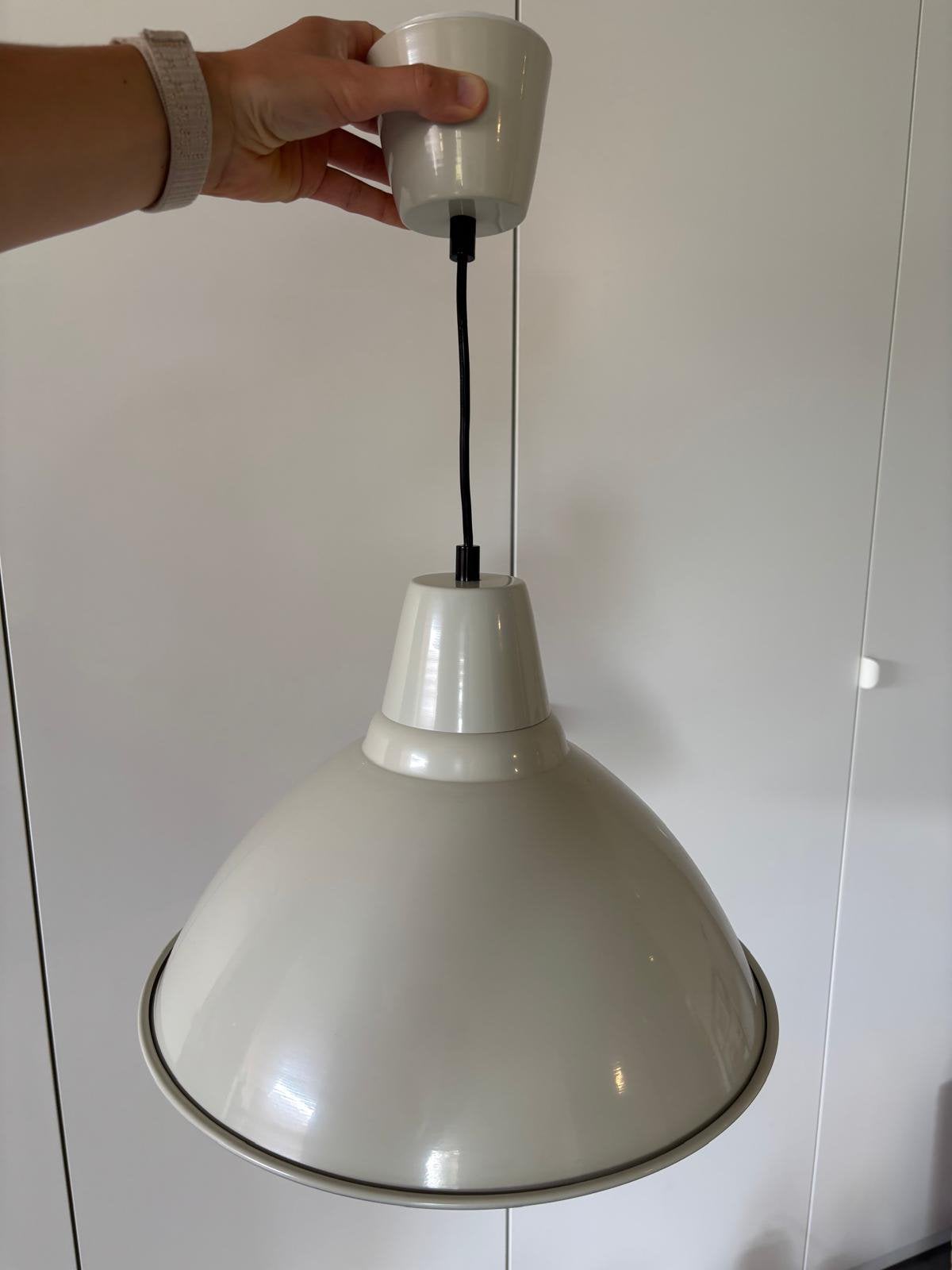 Hanglamp metaal beige, Ophalen, Zo goed als nieuw, Metaal