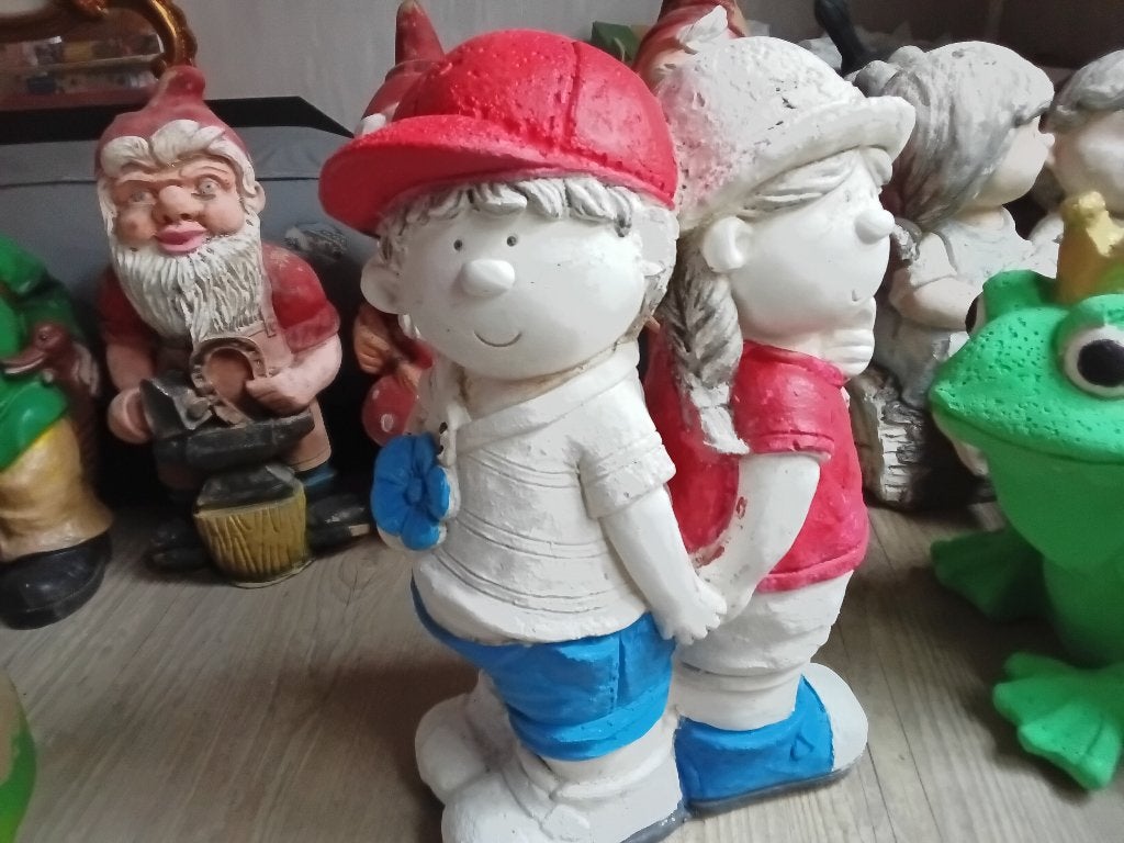 Tuinbeeld, Ophalen, Gebruikt, Mensenbeeld