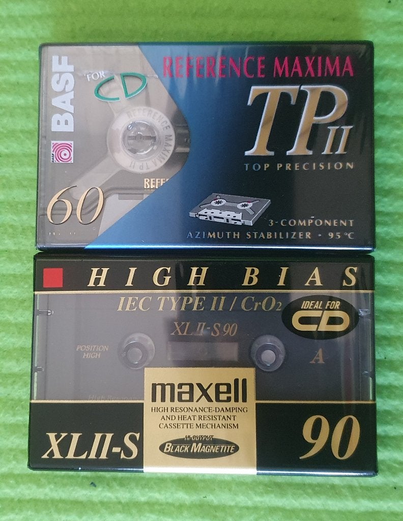 Cassette maxell Type II, Ophalen, Gebruikt, Onbespeeld