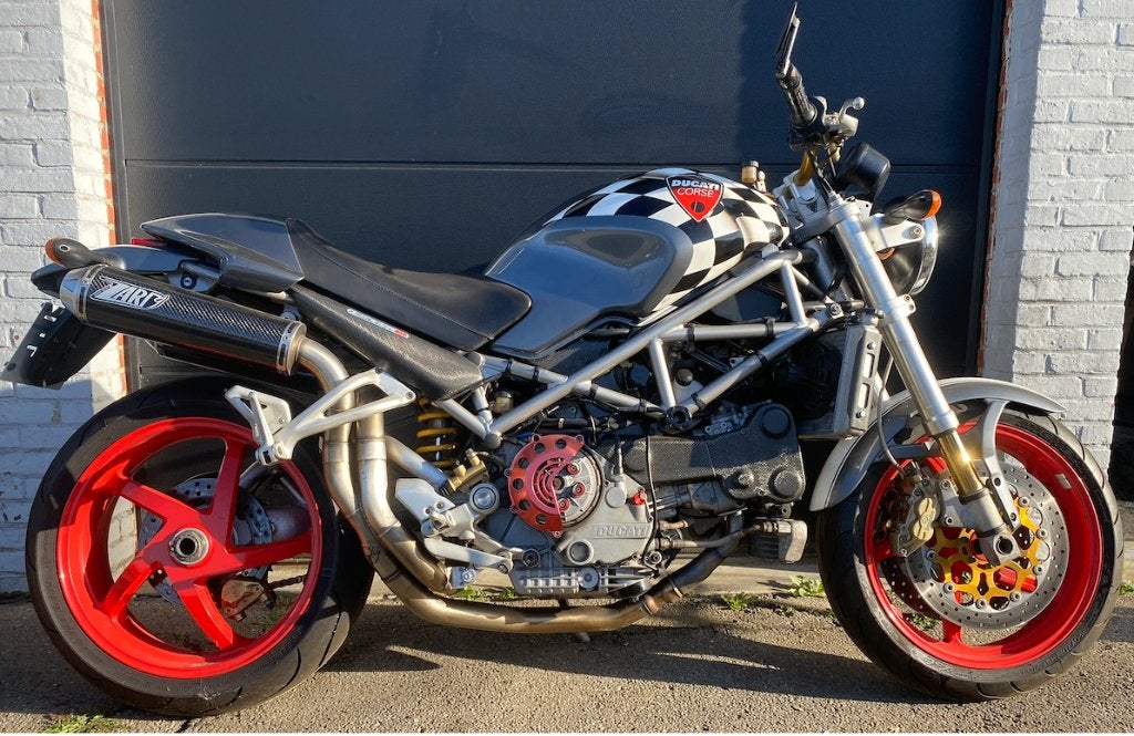 ZARD Carbon High Mount Ducati Monster S4R S4RS 996 998, Motoren, Ophalen of Verzenden, Gebruikt