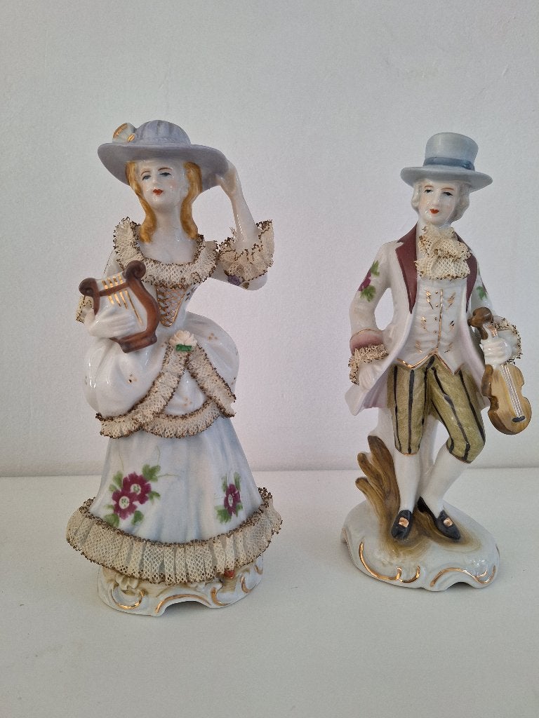 Origineel vintage porselein koppel, Enlèvement