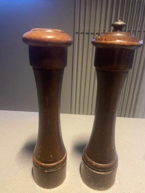 Peper en zoutmolen Peugeot  Naturel, Huis en Inrichting, Hout, Ophalen of Verzenden, Overige typen, Gebruikt