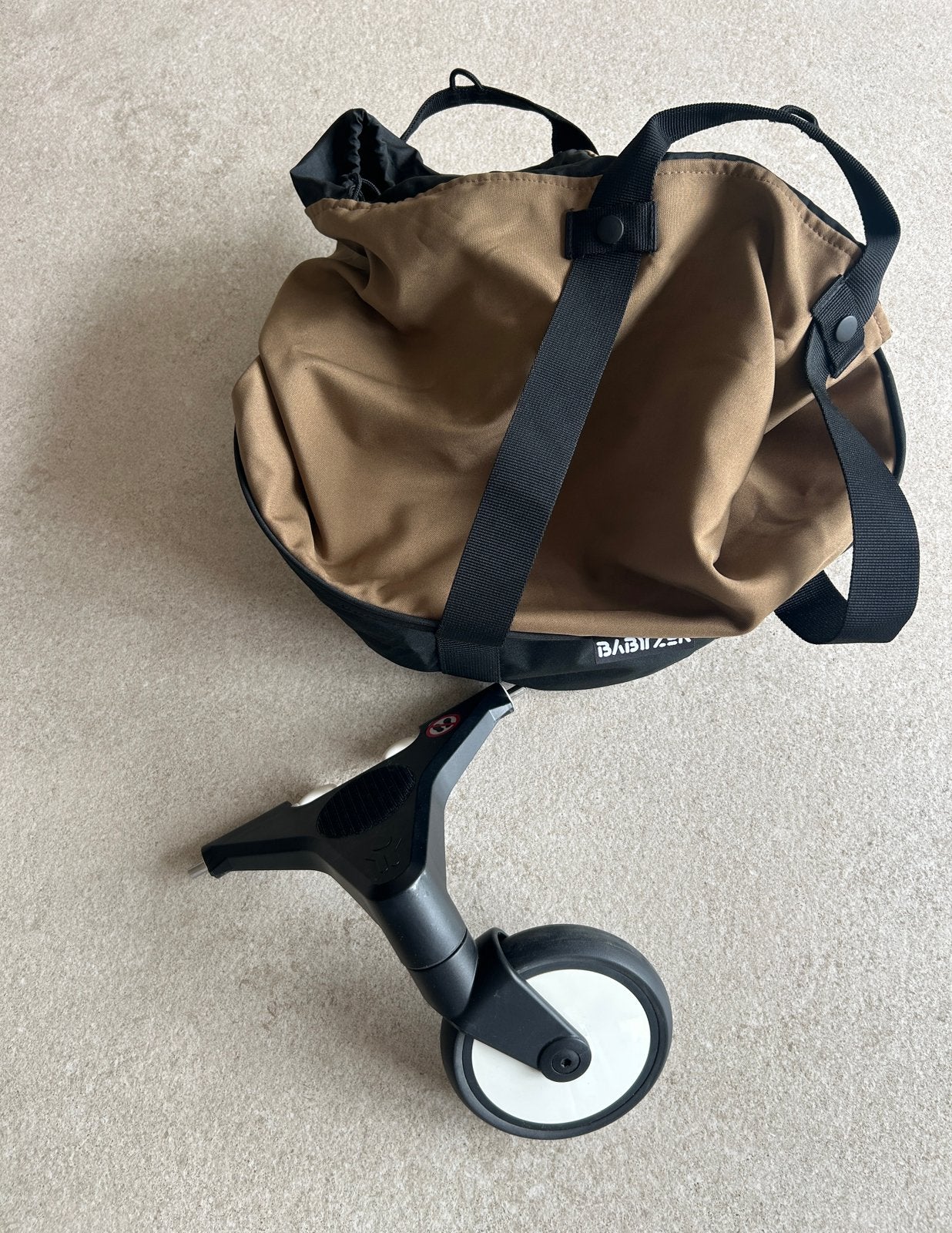 Babyzen Yoyo “meerijd” zak, Enlèvement ou Envoi, Neuf, Brun, Roulettes