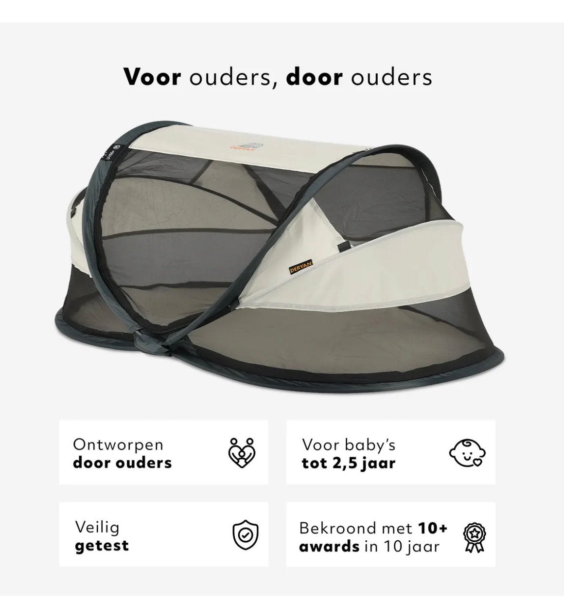 Baby luxe campingbedje, Ophalen, Zo goed als nieuw