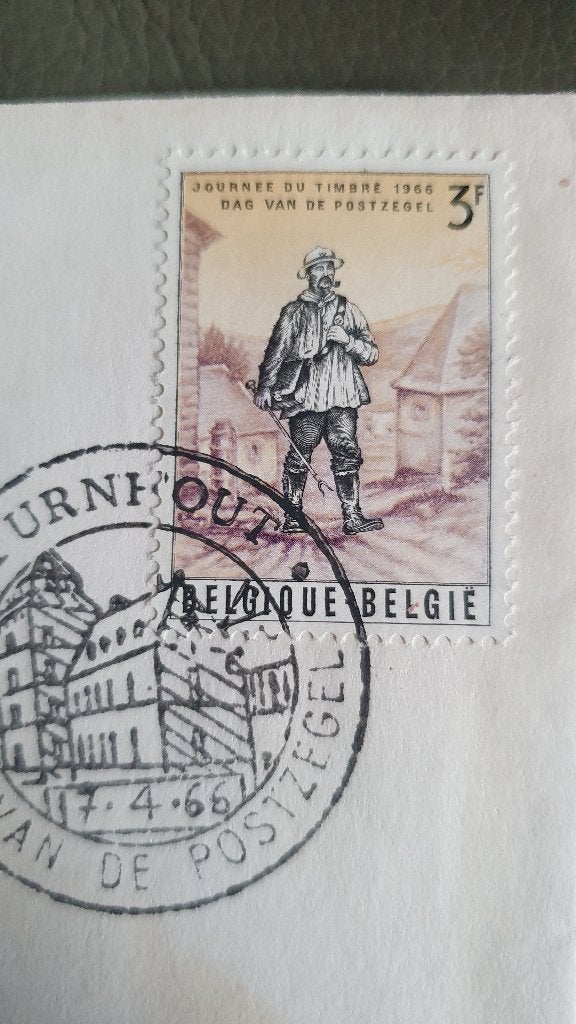 Envelop Dag van de postzegel 1966 Turnhout, Verzenden, Postfris, Postfris, Overig