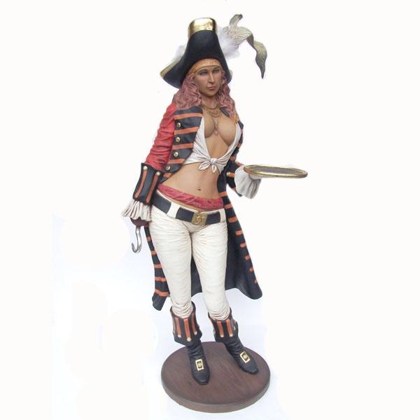 Piratenbeeld 190 cm - piraat levensgroot, Ophalen, Nieuw
