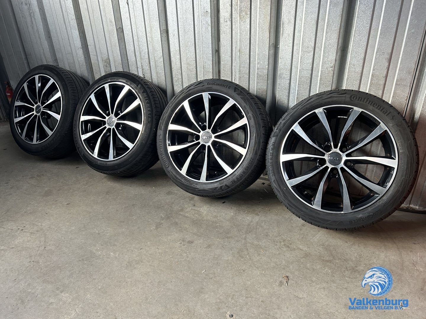6-7mm! VAG VW Audi Mercedes BMW Seat Cupra 17 inch zwarte ve, Autos : Pièces & Accessoires, Pneus & Jantes, Pneus et Jantes, Véhicule de tourisme