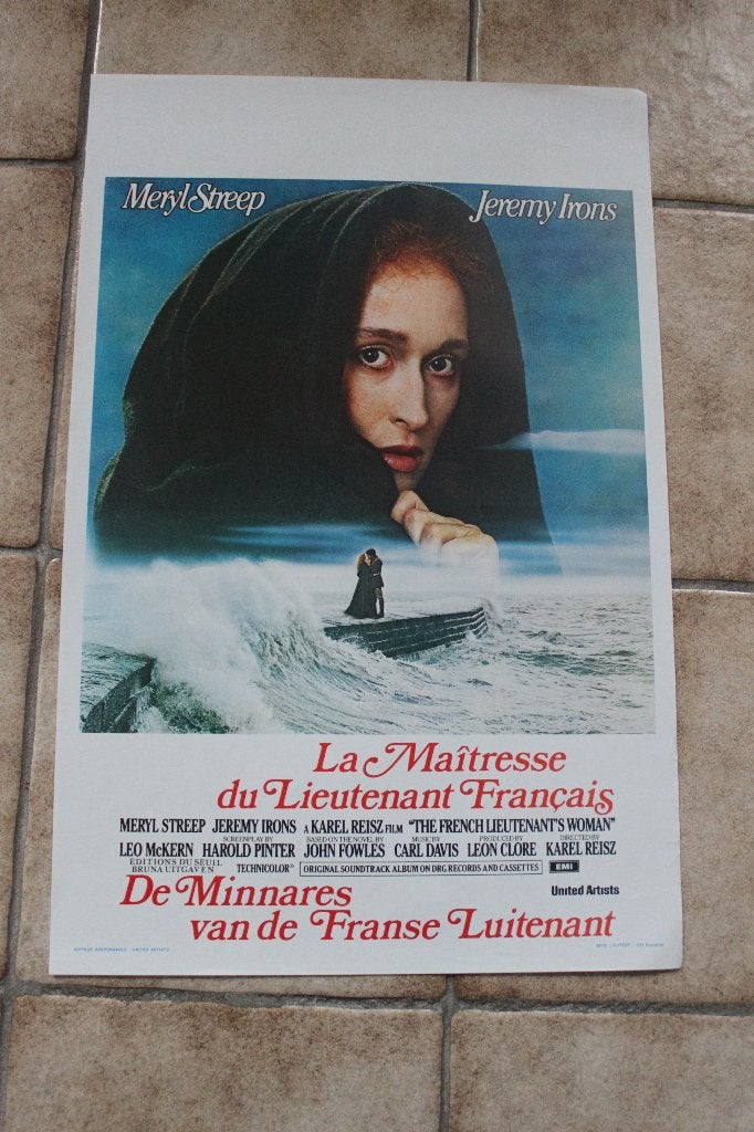 filmaffiche The French Lieutenant's Woman filmposter, Rechthoekig Staand, Ophalen of Verzenden, Zo goed als nieuw, A1 t/m A3