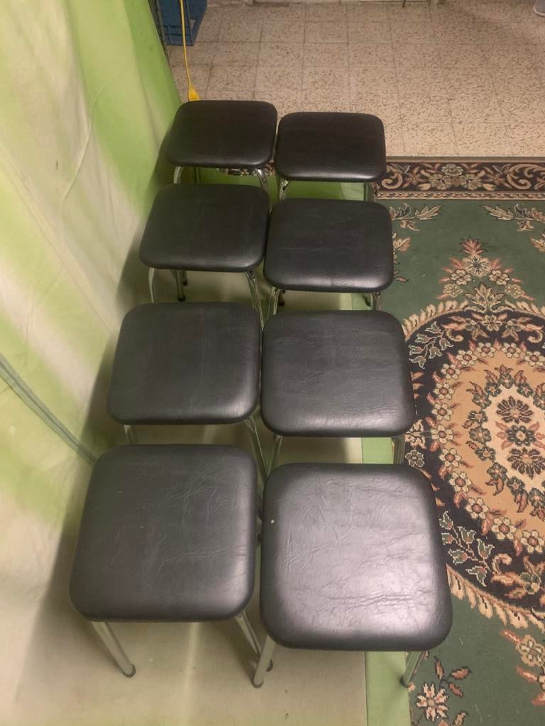 Bijzet stoeltjes 8 stuks, Huis en Inrichting, Stoelen, Ophalen, Gebruikt
