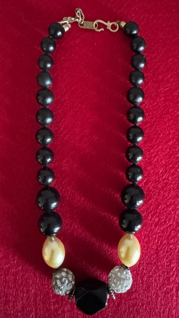 Collier Vintage Italien de 1970 - Bijoux de Fantaisie, Enlèvement ou Envoi, Autres matériaux, Collier