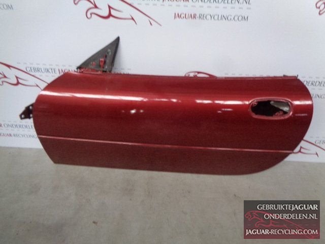 Deur links Jaguar  XK8 XKR Kleur rood FJA3029AE, Gebruikt, -, Deur, Voor