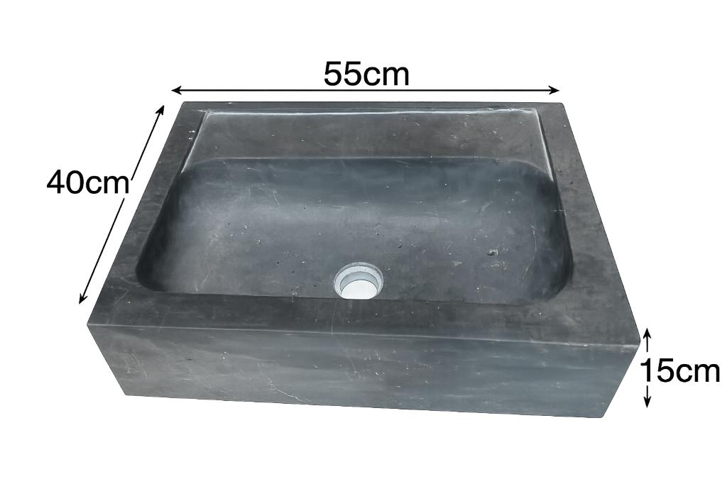 Wastafel blauwsteen, Enlèvement, Neuf, Pierre, Lavabo