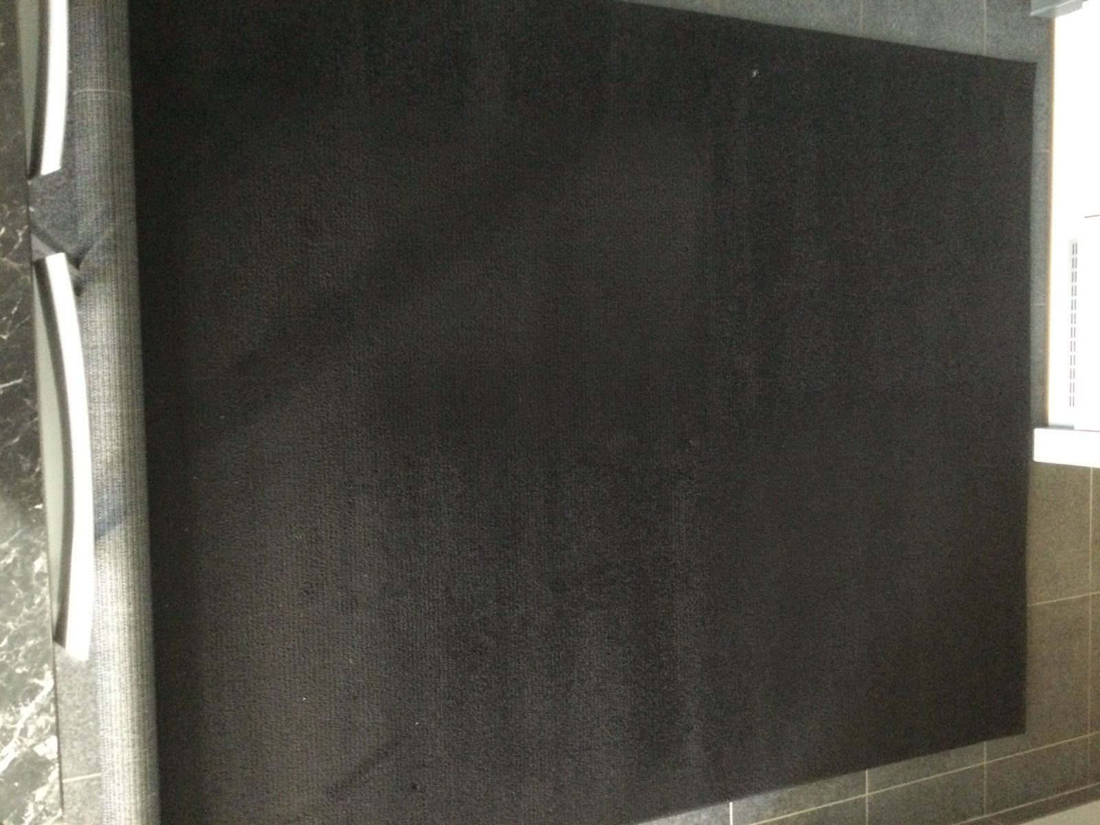 Zwart Sporup Tapijt 200x300 perfecte staat, Ophalen, Zo goed als nieuw