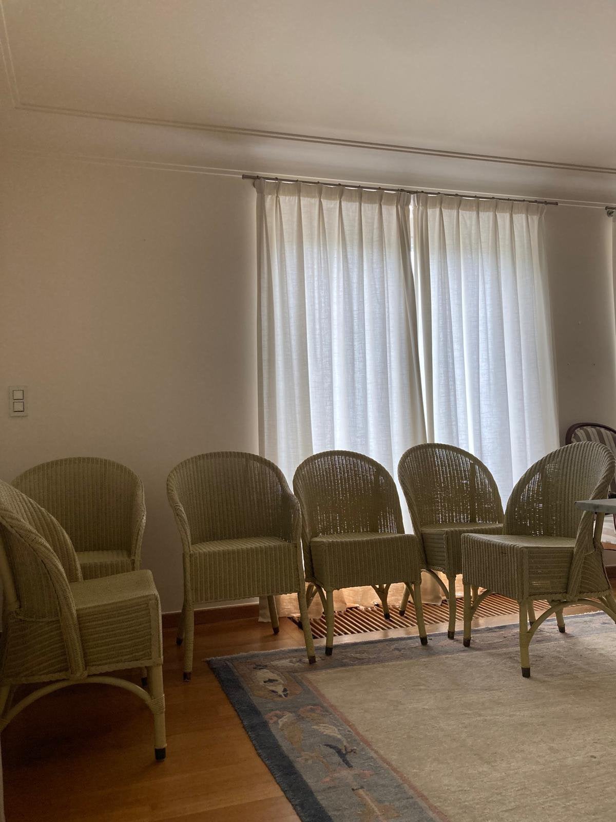 6 Lloyd Loom stoelen, Ophalen, Gebruikt, Lloyd Loom, Vijf, Zes of meer stoelen