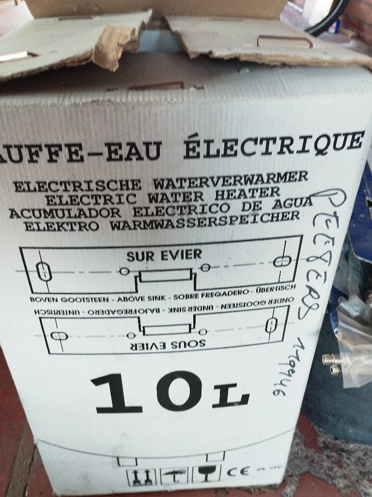 electrische waterverwarmer, Ophalen, Nieuw