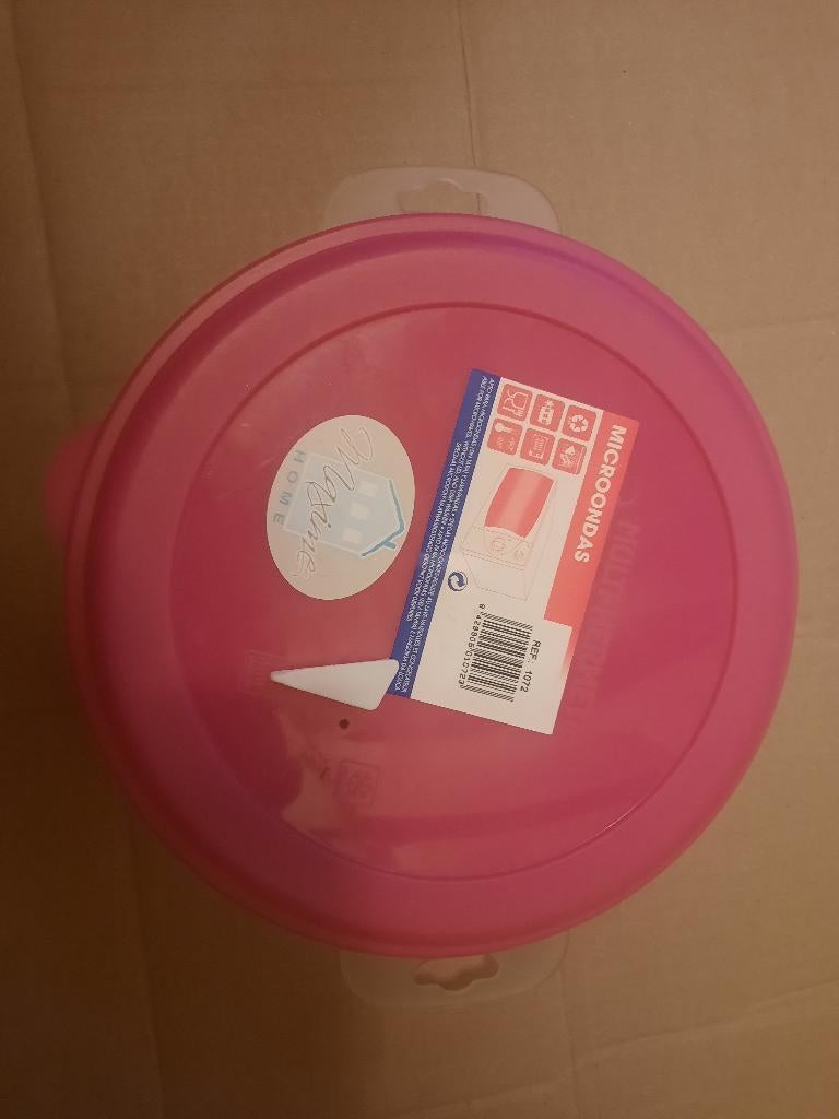 nieuw pvc bord met deksel voor de microgolf oven, Huis en Inrichting, Keuken | Tupperware, Ophalen of Verzenden, Nieuw