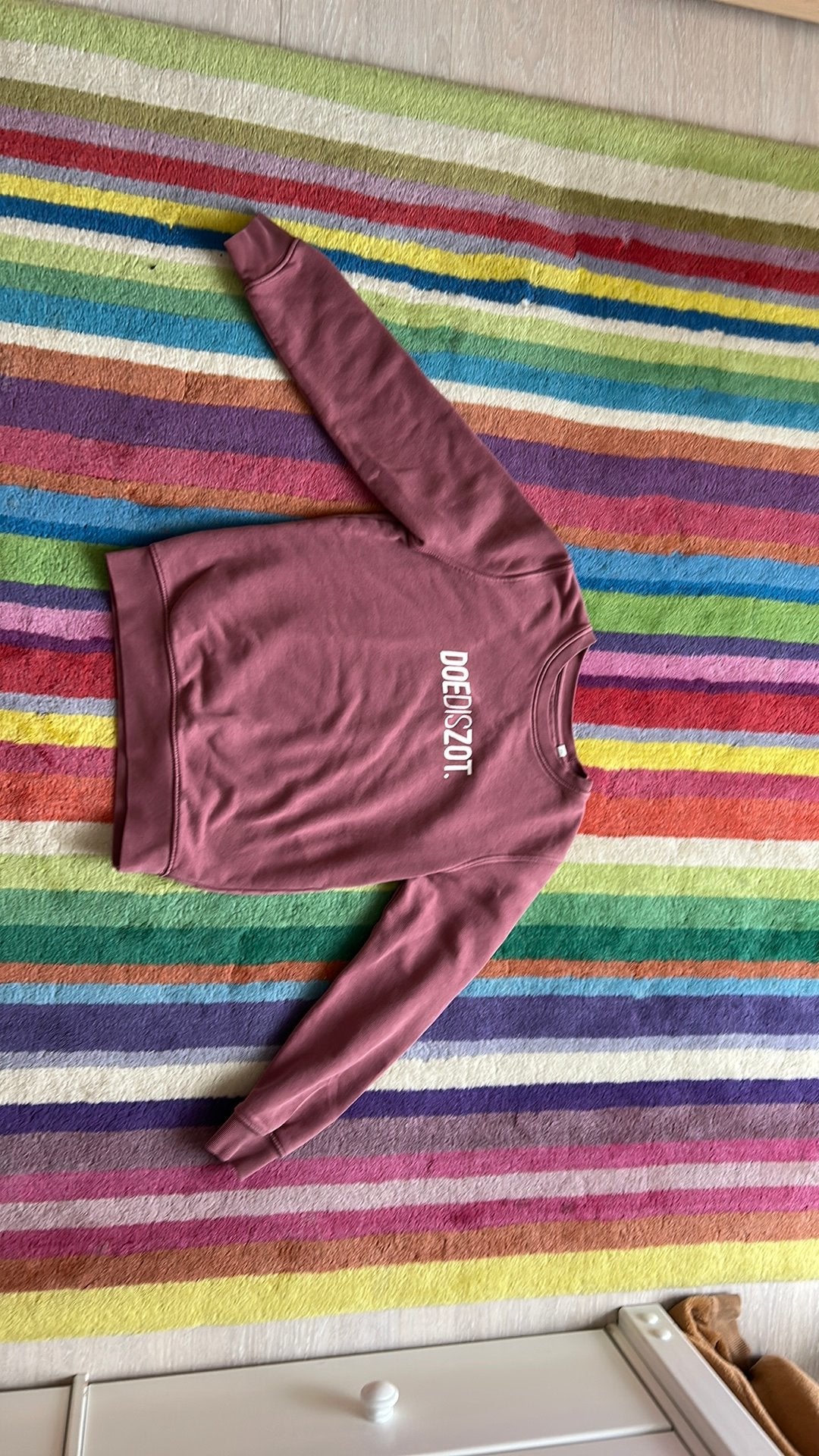 oudroze trui, Kinderen en Baby's, Kinderkleding | Maat 140, Ophalen, Zo goed als nieuw, Meisje, Trui of Vest