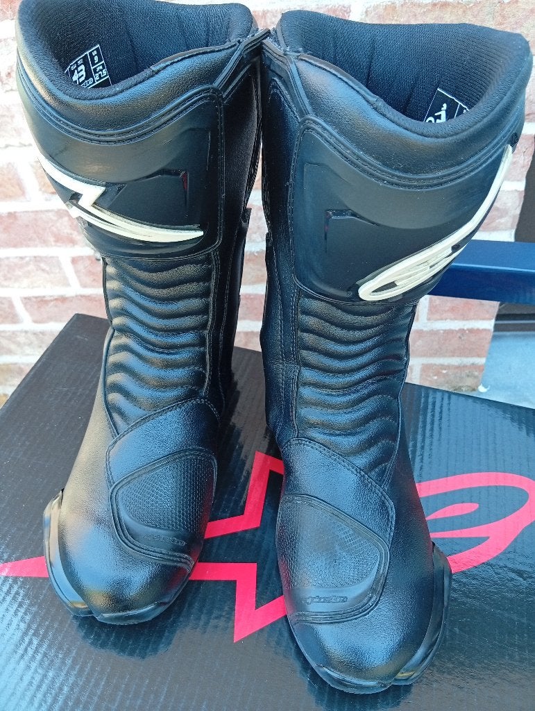 MOTORLAARZEN ALPINESTARS SMX-S - MAAT 42 - GOEDE STAAT, Motoren, Ophalen of Verzenden, Nieuw zonder kaartje, Laarzen, Alpinestars