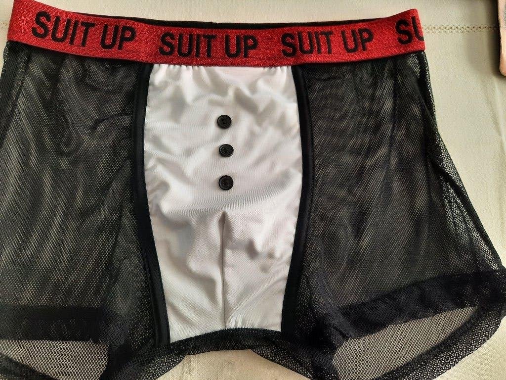 Boxer, grotendeels in Meshstof, Ophalen of Verzenden, Overige kleuren, Suit up, Boxer