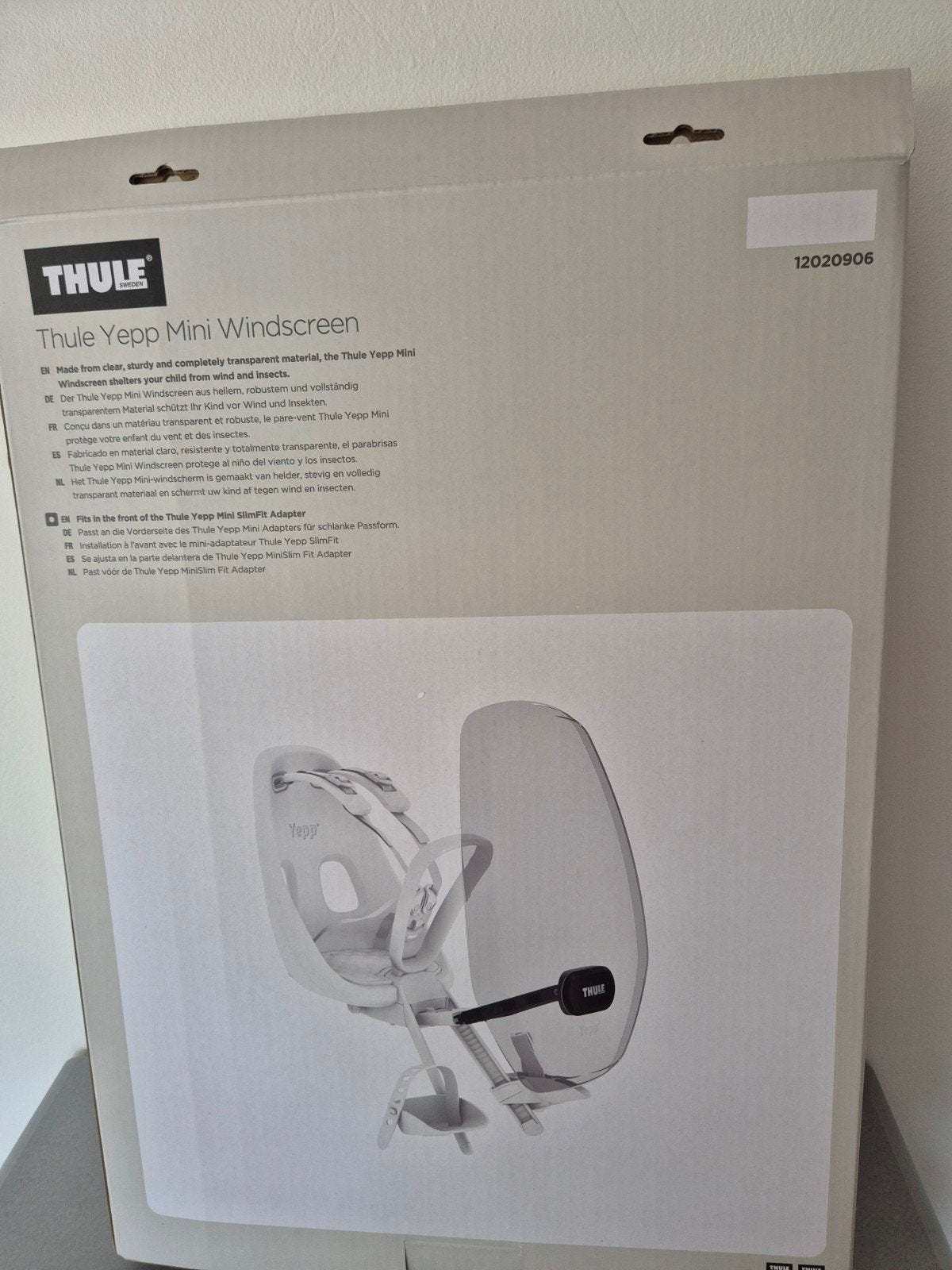 Thule Yepp Mini Windscreen / windscherm, Ophalen