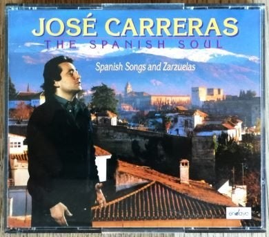 JOSÉ CARRERAS — L'âme espagnole — double CD, Enlèvement ou Envoi, Comprend un livret, Chant, Comme neuf