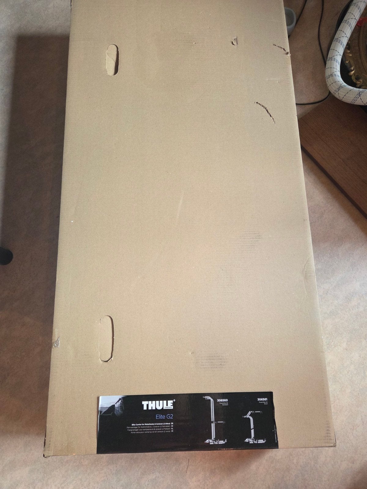 Thule elite g2 fietsendrager, Ophalen