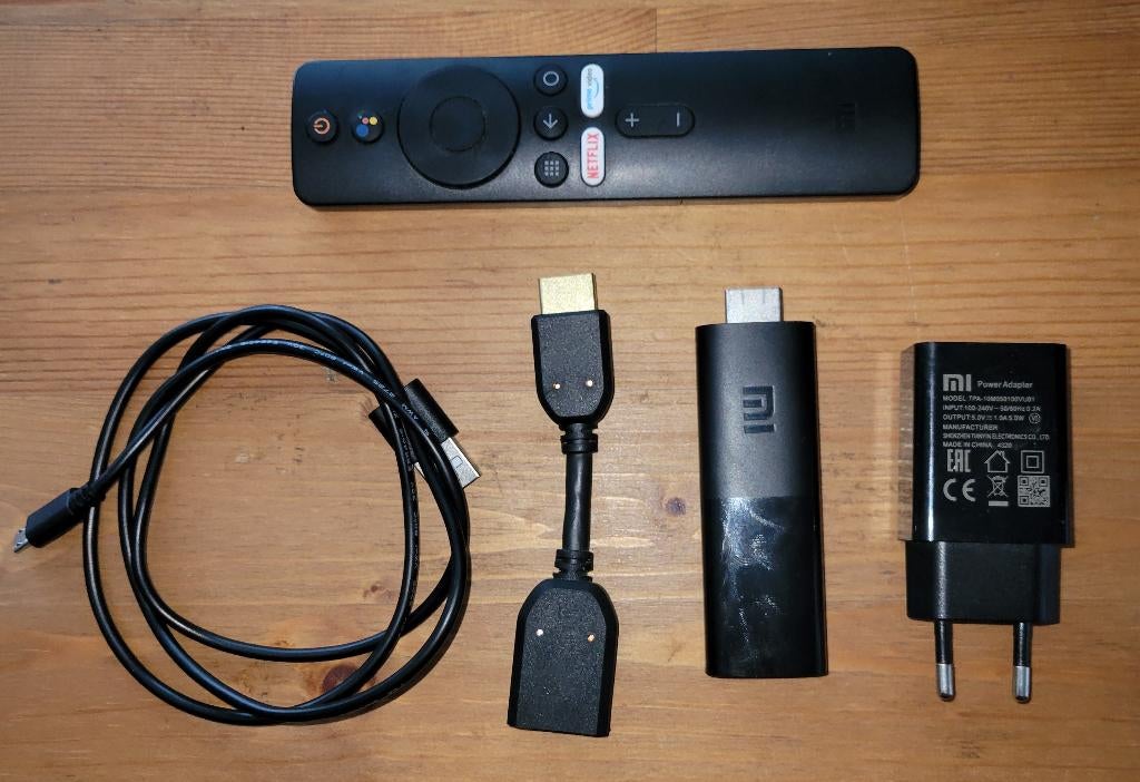Xiaomi Mi TV Stick Full HD Android HDMI - Zwart, Ophalen, Zo goed als nieuw, HDMI