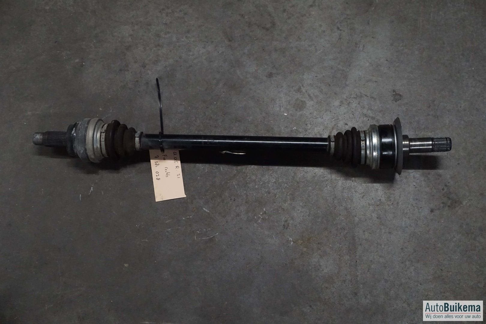 Origineel BMW 5 Serie F10 aandrijfas rechts achter, -, Utilisé, -, Enlèvement ou Envoi